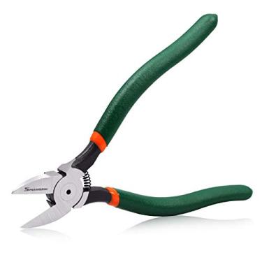 Imagem de SPEEDWOX Side Cutters 7 Inch Wire Flush Cutters Angled Wire Cutting with Spring Functional Precision Tools for Cutting Electronics Wires Handmade and Any Clean Cut Needs