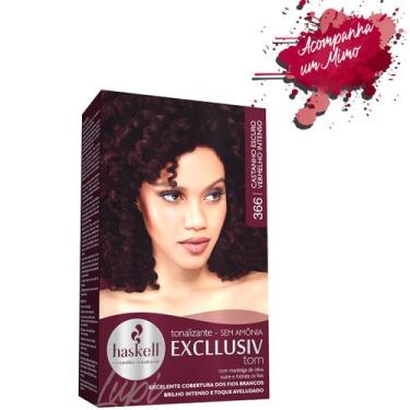 Imagem de Tonalizante 366 Haskell Excllusiv Tom Castanho Escuro Vermelho Intenso
