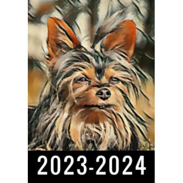 Imagem de 2-Year 2023-2024 Pocket Planner Yorkshire terrier: Monthly Calendar & Agenda Organizer, Monthly Appointment Book, Jan 2023 Dec 2024 Personal Time ... 2 years, Gifts For Yorkshire terrier lovers