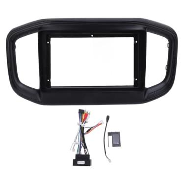 Imagem de Estrutura do Painel de Navegação de 9 Polegadas, Painel Estéreo de Rádio para Strada 2021 a 2024, Fácil de Instalar, Moldura do Painel de Fáscia de Rádio Estéreo de Carro (Com