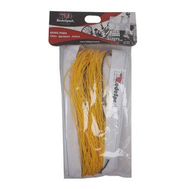 Imagem de Rede Vôlei 1 Faixa Lazer Rede Sport Fio 1,5mm (4,50mt)