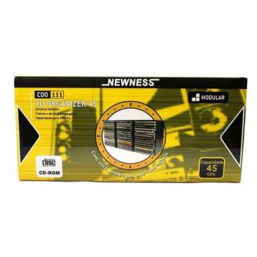 Imagem de Porta CD Modular Organizer Newness p/45 Mídias CD