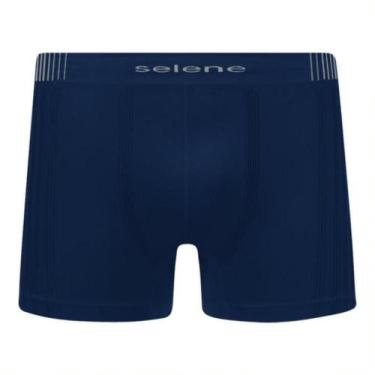 Imagem de Cueca Selene Boxer Microfibra Sem Costura 11070.003, Marinho, M