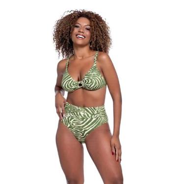 Imagem de Biquíni Estampado Feminino Hot Pant Bojo Top Com Abotoador - HYPE MODA