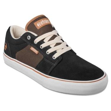Imagem de Etnies Tênis de skate Barge LS, Preto/Marrom, 10