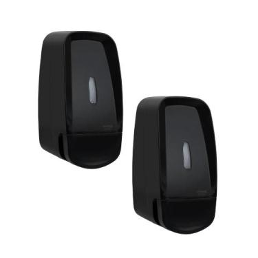 Imagem de Kit 2 Dispenser Invoq Saboneteira 600ml Sabonete Líquido Álcool Gel De