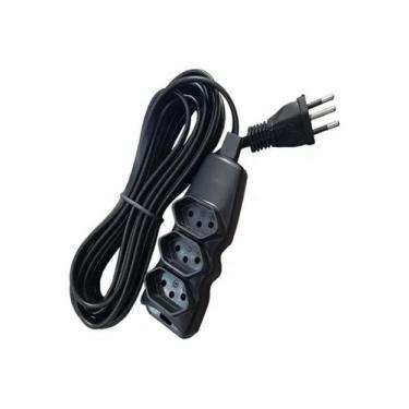 Imagem de Extensao Megatron Pp Plano 3X0,75X10,0M Ate 220V Preto - MEGACABOS