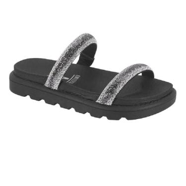 Imagem de Papete Vizzano Ref 6459.110.10719 Preto/cristal/black Dia-h/preto 038