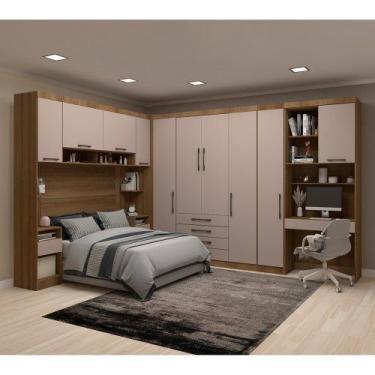 Imagem de Módulo Aéreo Casal 1,45m com 2 Portas Eucamóveis Paris - 333 - Eucamov