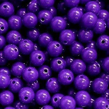 Imagem de BOLINHA DE RESINA Nº 08 (20 G) - LADEIRA BIJUTERIAS, ROXO ESCURO