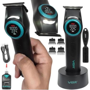 Imagem de Máquina De Cortar Cabelo Profissional VGR V-977 Motor turbo 9.000 RPM 