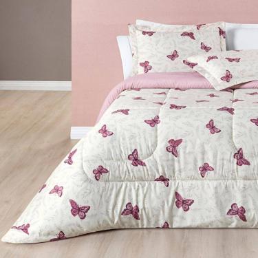 Imagem de Cobertor Queen Size Grosso 200 Fios Nyla Dupla Face