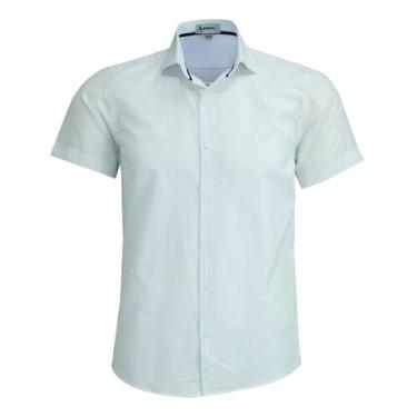 Imagem de Camisa Social Amil Manga Curta Comfort Passa Fácil Sem Bolso 1897, Bra