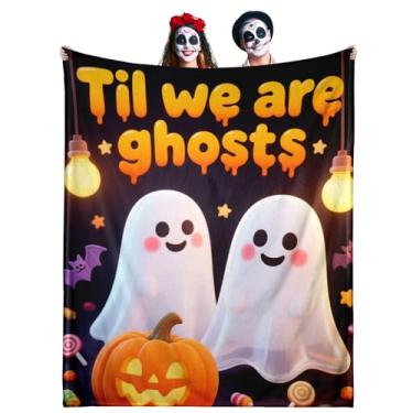 Imagem de Cesta de Halloween Boo para mulheres, homens, para ela, horror, Halloween, outono, cobertor de presente para crianças, adultos, marido, namorado, aniversário, Dia dos Namorados, Natal, presentes de
