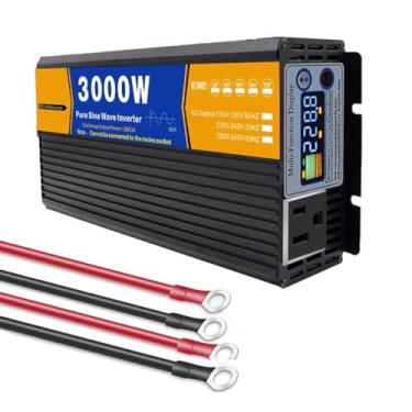 Imagem de Inversor de Onda Senoidal Pura de 3000W, Conversor CC 12 V-72 V para CA 120 V-240 V, Inversor Solar de Alta Eficiência para Residências, Caminhões e Barcos,48v,110V