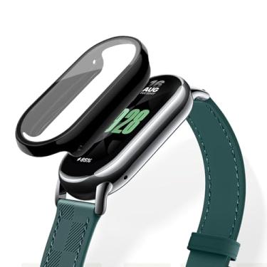 Imagem de HAOZHI Película Protetora Compatível com Xiaomi Mi Band 10,Capa Bumper Case de TPU para Xiaomi Mi Smart Band 10 Protetor de Tela (Preto)