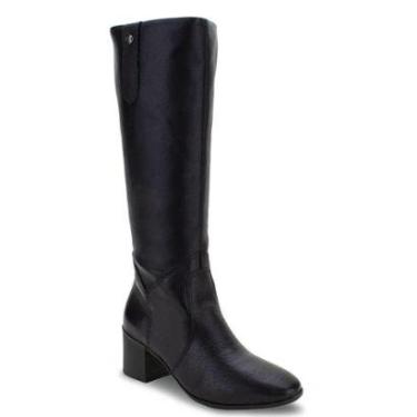 Imagem de Bota Feminina Montaria Bottero Cano Longo 347806 Couro Preto-Feminino