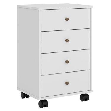 Imagem de Gaveteiro Office Presence Branco Brilho - Demóbile