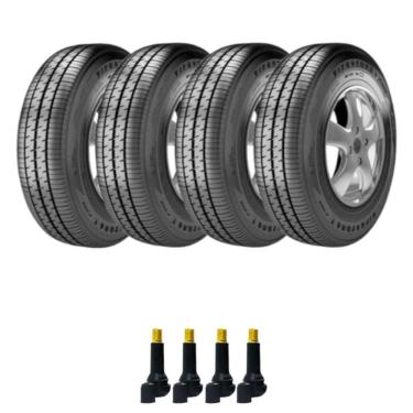 Imagem de Combo 4 Pneus Hb20 Etios C3 195/60r15 F700 Firestone + Bico