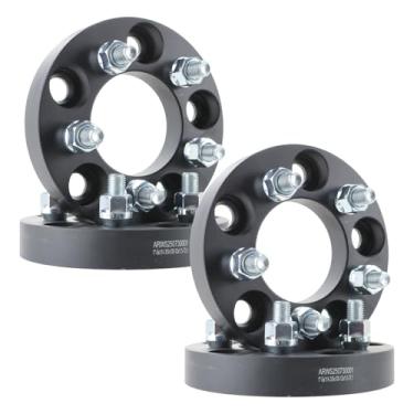 Imagem de VibeUp Adaptadores de roda 2,5 cm 5x114,3 a 5x100 M12x1,5 73,1, espaçadores de roda com 5 terminais para Plymouth Grand Voyager 1991-2000, para Eagle Vision 1993-1997, para Honda S2000 2000-2009, para