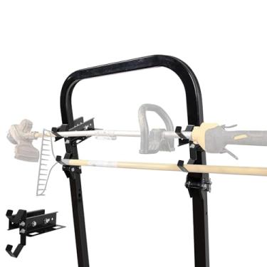 Imagem de Suporte de ferramentas de trator para ROPS, pacote com 2 acessórios para cortador de grama para armazenamento de ervas daninhas, pá, compatível com cortador de grama e trator de giro zero - grande