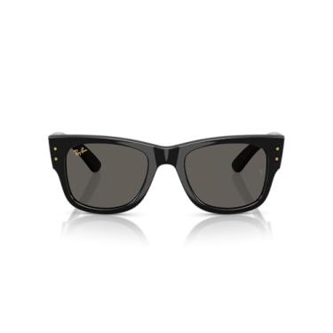 Imagem de Óculos de Sol Ray-Ban Mega Wayfarer 0RB0840S 6826J5 Tam 51 / Preto - Lentes Preto