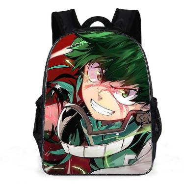 Imagem de Mochila My Hero Academia Midoriya Izuku Cartoon Kids School