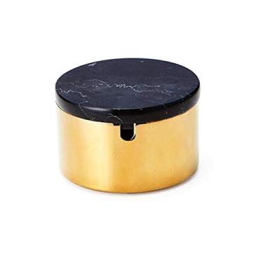 Imagem de Cinzeiro criativo retrô sala de estar escritório hotel cinzeiro com tampa cinzeiro para casa decoração de casa