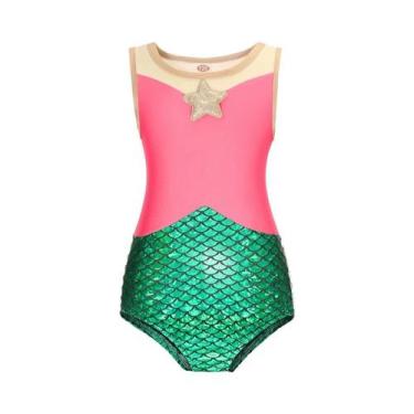Imagem de Conjunto De Maiô De Princesa Sereia Para Meninas, Moda De Verão Para P