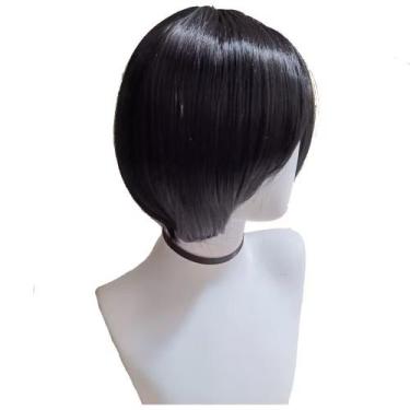 Imagem de Peruca de cosplay Resident Evil Ada Wong para cabelo sintético - Yiwei