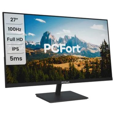 Imagem de Monitor PCFort T2710 27" IPS, Full HD, 100Hz, HDMI, VGA, VESA