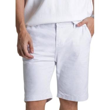 Imagem de Bermuda Sarja Sawary - 278786 Branco, 40, Branco