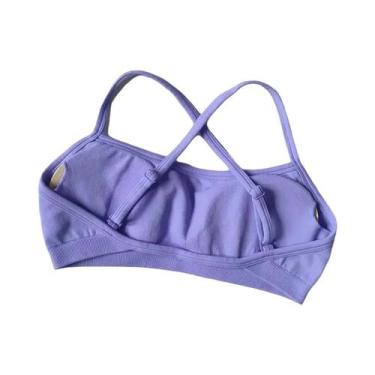 Imagem de Sutiãs De Yoga E Fitness Femininos Sem Costura Em Nylon, Tops Respiráv