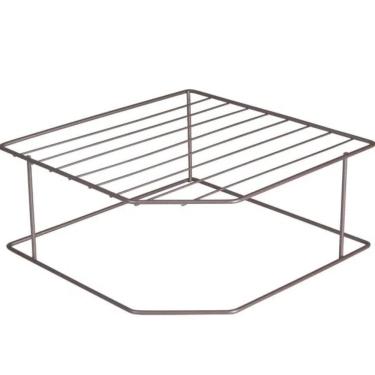 Imagem de Organizador Pratos Louças para Pia Horizontal 2 Niveis Metalizado Lavanda 990746 Bel