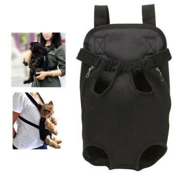 Imagem de Mochila Canguru Cachorro Gato Cao Pet Animal de Estimaçao Bolsa Transp