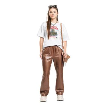 Imagem de Blusa Oversized Juvenil Algodão Gloss, Branco