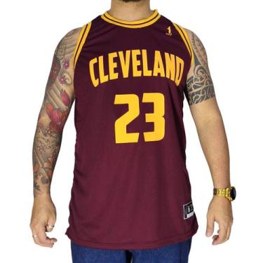 Imagem de Regata Basquete M10 Classic Cleveland 23 Hex-Dry Vinho Cor:VinhoTamanh