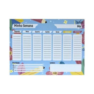 Imagem de Bloco de Notas Planner Semanal - Estampa C - Duster Festas
