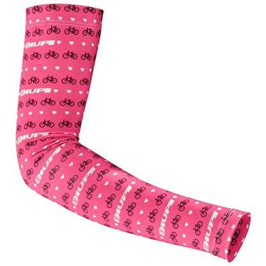 Imagem de Manguito Hupi Love Bikes Rosa Proteção Uv50+, Cor: Rosa, Tamanho: G