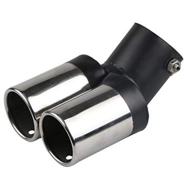 Imagem de Idain — Tubo duplo de aço inoxidável tipo curvo, tubo universal, veículo de escape, silenciador, cauda, tubulação, tubulação, tubos, diâmetro, 3,8 a 5,8 cm