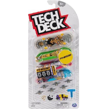 Imagem de Tech DECK KIT 4 Skate de Dedo SUNNY 2891 Finesse