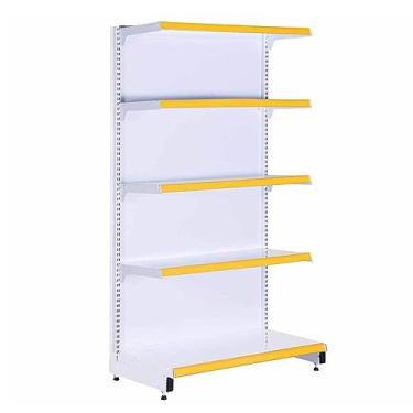 Imagem de Gôndola Prateleira Supermercado 5 Níveis 40x30 New Plus 1,70m Ponta Amarelo - Sa Gôndolas