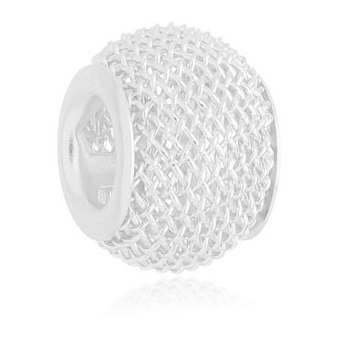 Imagem de Berloque Separador Murano Telinha Pandora Banhado a Prata 925 - Premium