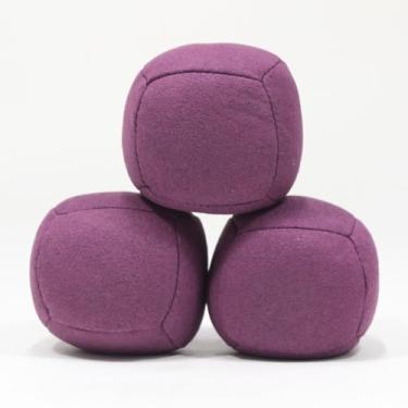 Imagem de Zeekio Astro Juggling Ball Set - 100g Shredded Rubber Filled - Super Soft - Set of Three (3) (Purple)