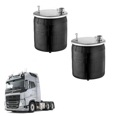 Imagem de Kit Bolsa Ar Suspensao Eixo Fh 2015 2016 2017 2018 Completa - Suspente