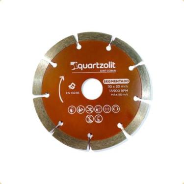 Imagem de Disco Diamantado Segmentado 110mmx20mm - Quartzolit