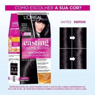 Imagem de Coloração Casting Creme Gloss L'Oreal 200 Preto