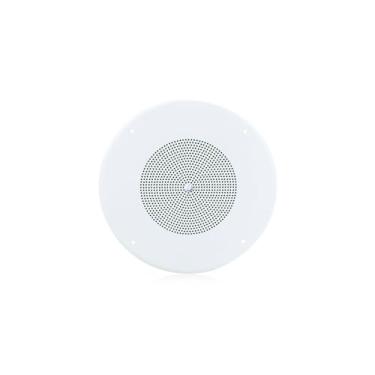 Imagem de AtlasIED Alto-falante de teto de cone duplo de 20 cm com transformador de 5 watts de 25 V/70 V e defletor de 62 a 8 com controle de volume