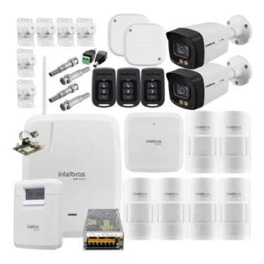 Imagem de Kit Alarme Amt 8000 Wifi 6 Sensores Pet C/ 2 Vhd 3240 - Intelbras