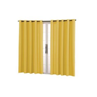 Imagem de Cortina Sala Oxford 3,00x2,20m Com Varão Incluso Para Quarto - Armazém